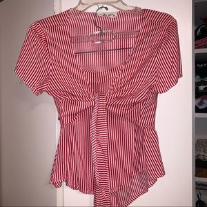 Molly Green Red Striped Two Piece Set